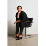 Blazers - Jia - Blazer - Effen - Knoopsluiting, Gedeeltelijk Gevoerd, Normale Pasvorm