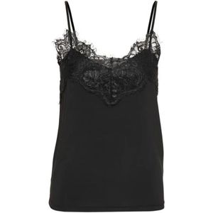 Soaked in Luxury - Tops - Dames - Zwart - Mouwloos