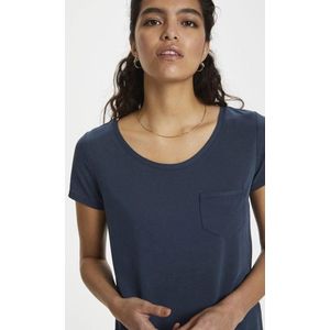 Soaked in Luxury Slcolumbine Tee - Navy Blue