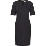 Jurk - Effen - Katoen - Getailleerd Model