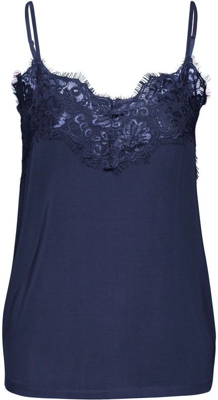 Soaked in Luxury - Clara - Nachthemd - Zwart - 90% Viscose, 10% Elastaan