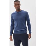 Matinique Gemêleerde Wollen Trui Blauw