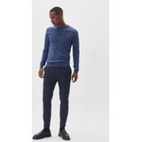 Matinique Gemêleerde Wollen Trui Blauw