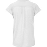 Blouse - Effen - Kwartmouw - Tuniek Kraag - Normale Pasvorm