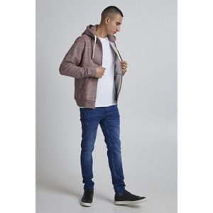 Blend - BHBHAlton - Sweatjack - Bordeauxrood - Met Capuchon, Ritssluiting, Kangoeroezak