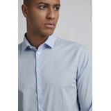 Casual Friday - Palle - Vrijetijdsoverhemd - Blauw - Katoen/Elastaan