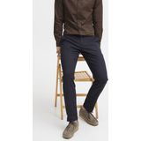 Casual Friday - Philip - Broek - Navy - Katoen, Slimfit, Ritssluiting