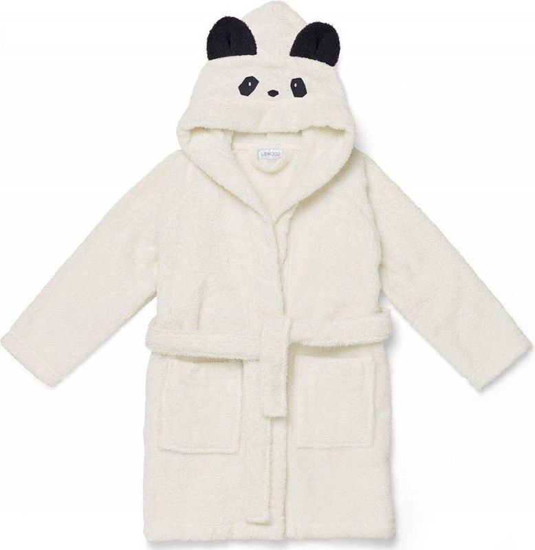 Liewood - Lily - Badjas - Panda Creme De La Creme - 100% Biologisch Katoen