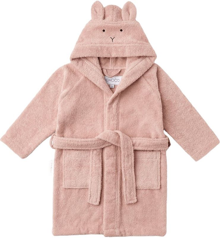 Liewood - Lily - Badjas - Rabbit Rose - 100% Biologisch Katoen - GOTS-gecertificeerd