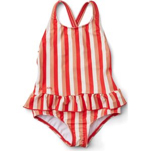 Liewood - Amara - Badpak - Stripe Apple Red Multi Mix