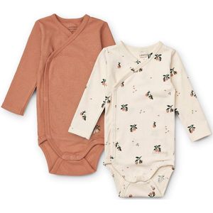 Liewood - Overslagrompers - Tuscany Rose Mix - Set van 2 - Rompertjes