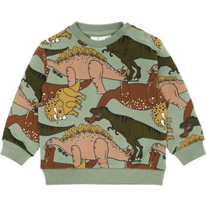 The New Siblings - Sweater - Groen - Katoen