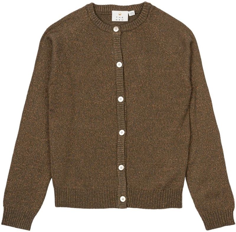 The New Siblings Cardigan - Gebreid - TnsKeve - Klimop Green m.  - The New - 68 - Cardigan