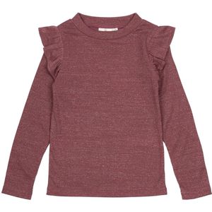 The New - Longsleeve - Bordeaux - Voor Meisjes