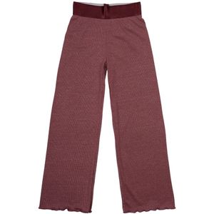 The New - Wide Leg Broek - Bordeaux - Maat 146-152