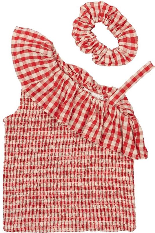 The New - Meisjes Singlet - Rood - Maat 146-152