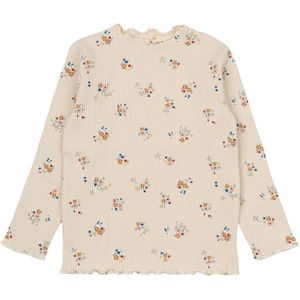 The New Siblings Blouse - TnstNaya - Rib - White Swan AOP - The New - 1 jaar (80) - Shirts