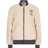 Indian Blue Jeans Meisjes winterjas bomber teddy - Zand