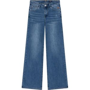 Indian Blue Jeans Meisjes jeans broek wide fit - Licht blauw denim