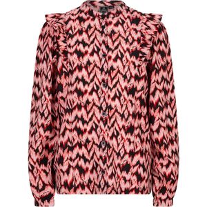 Indian Blue Jeans Meisjes shirt ls ruffel - Poppy rood