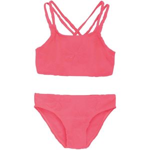 Color Kids - Structure - Bikini - Speelse Meisjesbikini - 3D-bloemdessin