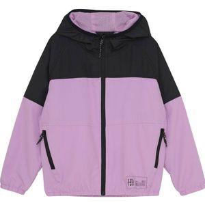 Color Kids - Outdoor Jas - Blauw - 100% Polyester - Met Capuchon