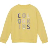 COLOR KIDS Trui ' COSweat W. JR. Logo Print '  geel