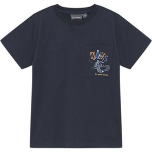 COLOR KIDS Shirt ' COT-shirt mit Backprint'  nachtblauw