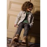 DAILY7 Shirt Jacket Twill Overhemden Jongens Beige