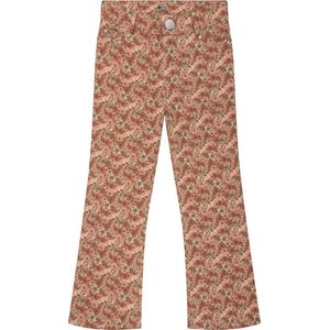 Daily7 - Flared Flower broek - Beige Melange