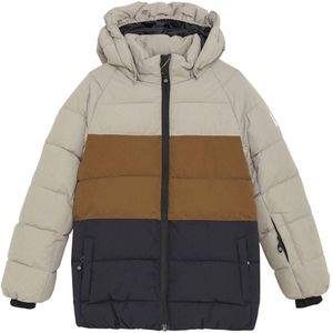 Color Kids Kids Ski Jacket Quilt & Colorblock Ski-jas (Kinderen |grijs |waterdicht)