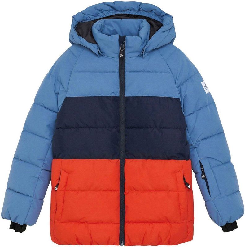 Color Kids Kids Ski Jacket Quilt & Colorblock Ski-jas (Kinderen |blauw |waterdicht)