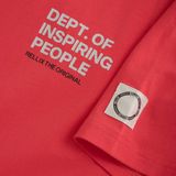 Rellix - T-shirt - Rood - Katoen en Elastaan - Korte Mouwen