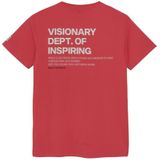 Rellix - T-shirt - Rood - Katoen en Elastaan - Korte Mouwen