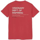 Rellix - T-shirt - Rood - Katoen en Elastaan - Korte Mouwen