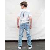 Indian Blue Jeans - T-shirt - Blauw - Zachte Stof