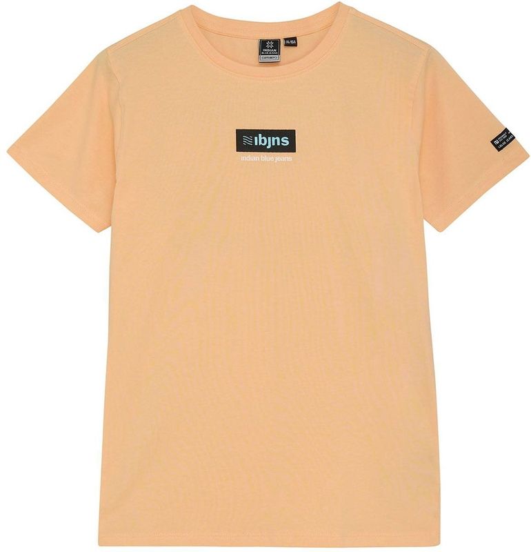 Indian Blue - T-Shirt - Perzik - Katoen