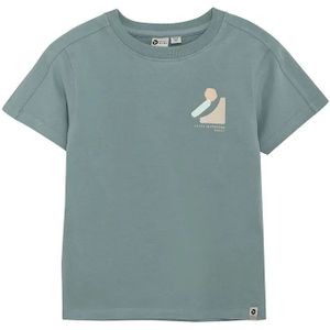 DAILY7 T-shirt Print Polo's & T-shirts Jongens - Polo shirt - Blauw - Maat 92