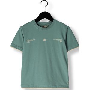 DAILY7 T-shirt Double Layer Polo's & T-shirts Jongens - Polo shirt - Blauw - Maat 92
