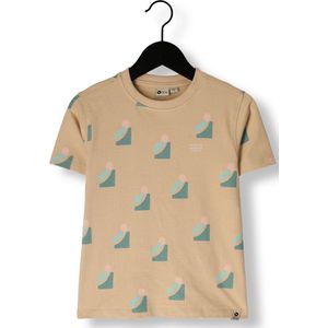 Daily7 T-shirt - Zand - Katoen - Korte Mouwen