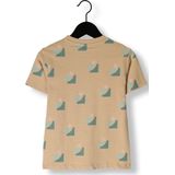 Daily7 T-shirt - Zand - Katoen - Korte Mouwen