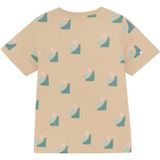 Daily7 T-shirt - Zand - Katoen - Korte Mouwen