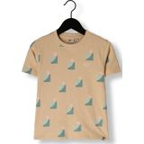 Daily7 T-shirt - Zand - Katoen - Korte Mouwen