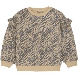 DAILY7 - Oversized Animal Sweater - Beige - Katoen