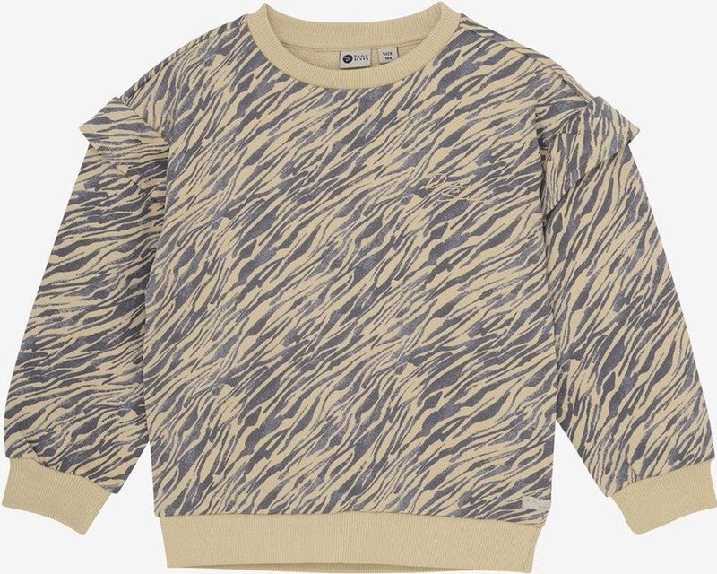 Daily7 - Oversized Animal Sweater - Beige - Katoen