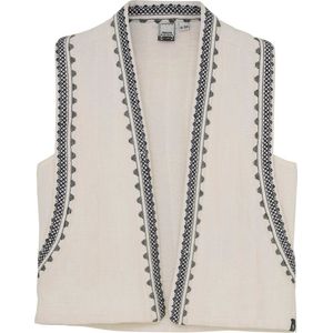 Indian Blue Jeans - Mouwloos Geborduurd Vest - Wit - Maat 116