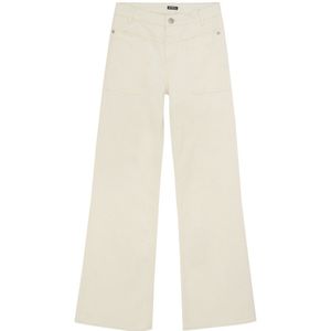 Indian Blue - Worker Wide Fit Jeans - Ecru