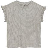 Daily7 Zomer T-shirt Meisjes - Zand - Metallic