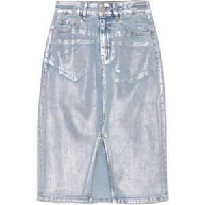 Indian Blue Jeans Zomer jeans rok meisjes - zilver - lang
