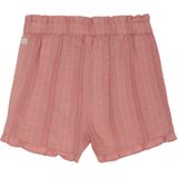 DAILY7 Paperbag Short Jeans Meisjes - Broek - Roze - Maat 116